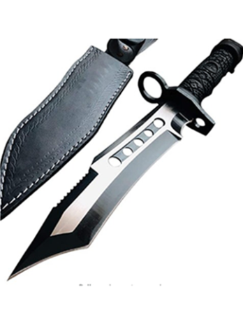 HOLYEDGE 12″ Military Bayonet Bowie Knife with Sheath
