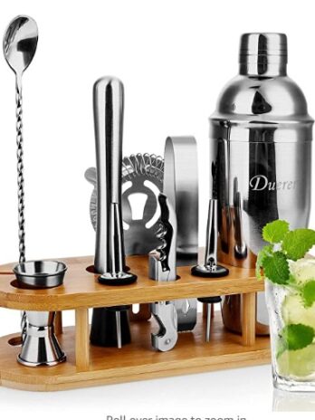 Duerer Bartender Kit with Stand, 11-Piece Cocktail Kit