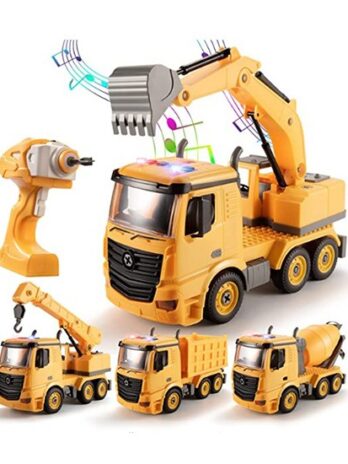 TEMI Take Apart Toys Construction Truck – 4 in 1